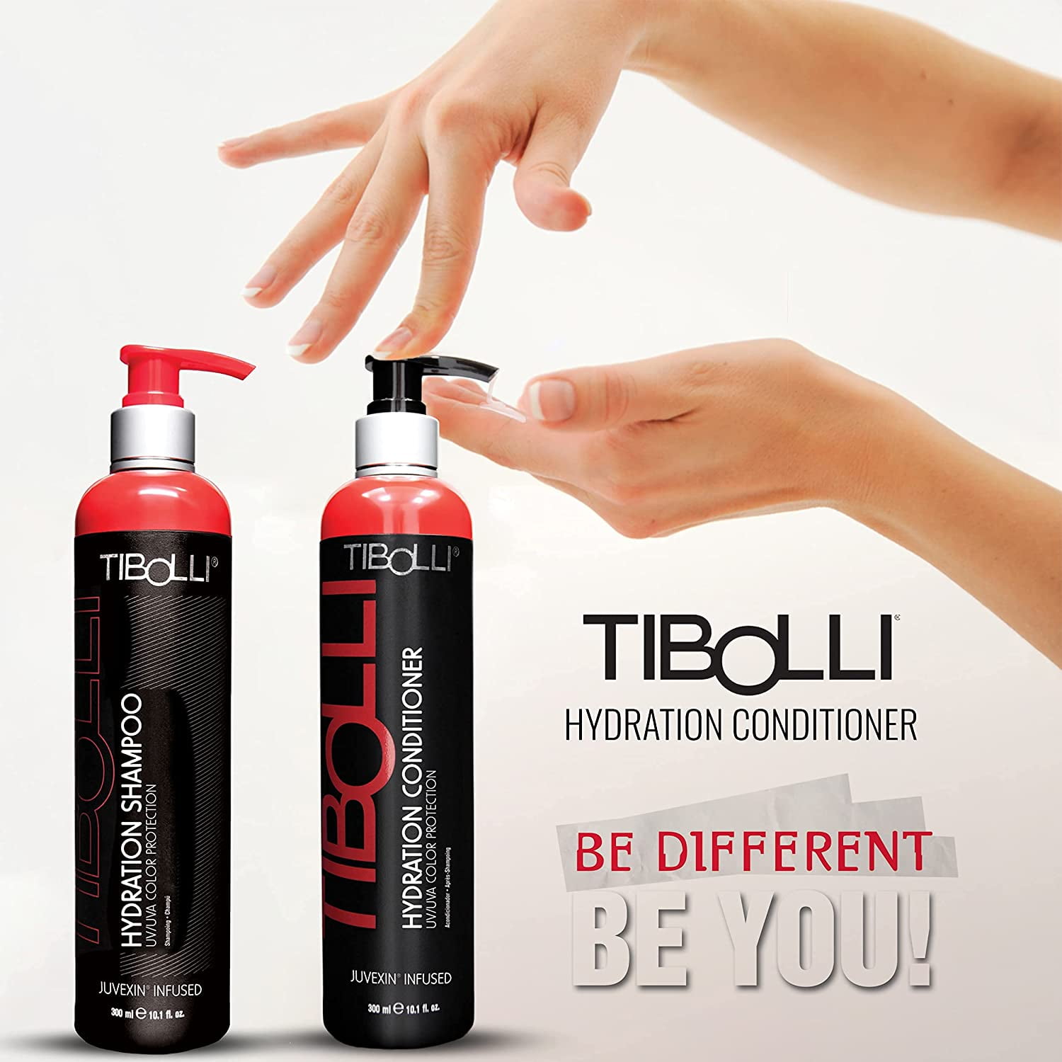 TIBOLLI Hydrating Repairing Shampoo and Conditioner (10.1 Fl Oz/300ml) For Damaged Hair Shampoo and Conditioner Set Deep Conditioner Hair Treatment Moisture Hair with Natural Source Ingredients