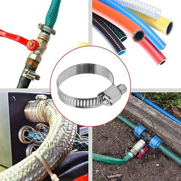 Stainless Steel Hose Clamp, Adjustable Hose Clamp, Convenient Hose Clamp For 20-35mm Hose