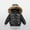 Black, variant on Boys Girls Winter Coat Padded Parka Jacket Thicken Puffer Jackets Coats Kids Teen Faux Fur Hooded Winter Down Windbreaker Snow Jacket Warm Windproof Outwear with Zipper and Pocket Black 2-3Years