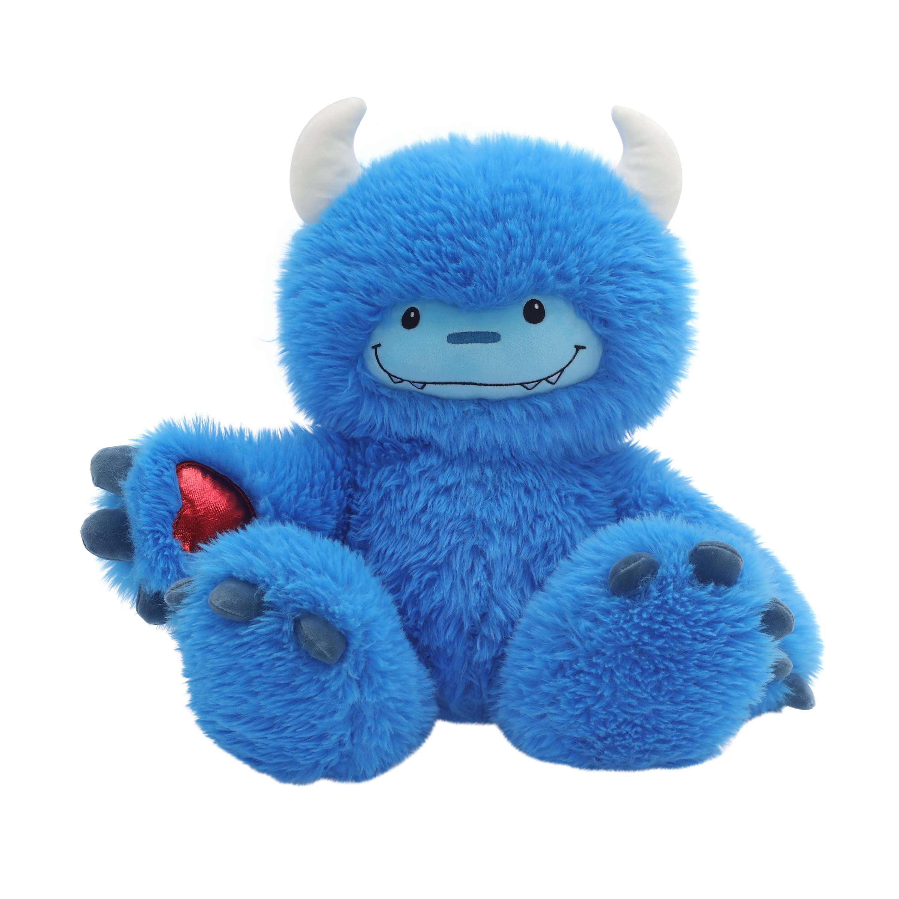 Grand et adorable Yéti en peluche bleue de 33 cm pour la Saint-Valentin par Way to Celebrate