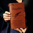 thumbnail image 4 of Engraved Leather Journal Notebook Travel Business Diary Book Gifts, 4 of 7
