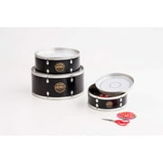 Suck UK Drum Storage Tin | Stackable Storage Tins | Airtight Lids