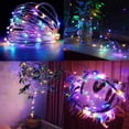 thumbnail image 4 of BOSAN 2PCS Fairy Lights Indoor Outdoor Battery Operated, Silver Wire 8 Mode 16Ft 50 LEDs Timer Christmas String Lights with Remote for Tree Bedroom Party Wedding Decoration (Multicolor), 4 of 6