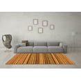 thumbnail image 3 of Ahgly Company Indoor Rectangle Oriental Orange Modern Area Rugs, 2' x 3', 3 of 4