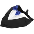 thumbnail image 4 of Traje para perro mascota conjunto de pañuelo camisa con pajarita para fiesta de boda formal para perros grandes y medianos azul L, 4 of 12