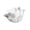 White, variant on AOOOWER Tabletop Lotuses Flower Tealight Candle Holders Decors, Ceramic Petal Design Votive Candle Stand for Living Room and Quiet Corner Use