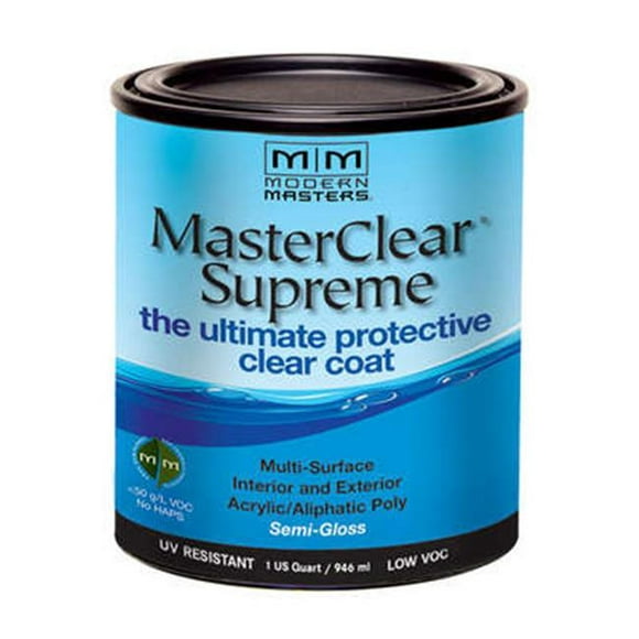 Modern Masters MCS90332 1 Qt. Semi- Gloss Masterclear Supreme Protective Clear Coat