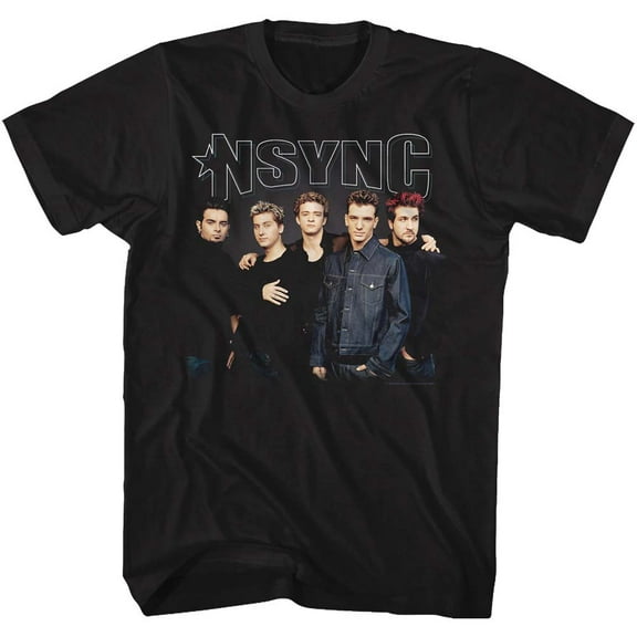 NSYNC STARK GROUP SHOT ADULT Short Sleeve T SHIRT