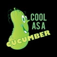 thumbnail image 3 of CafePress - Cool Cucumber Pajamas - Men's Dark Loose Fit Cotton Pajama Set, 3 of 7