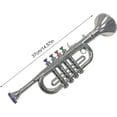 thumbnail image 2 of Plastic Trumpet Wind Instrument Toy, Lightweight Sturdy Portable Musical Toy, Easy-Blow Fun Blowing Toy, Reusable Leisure Toy for Adult Party Outdoor Amusement and Festive Gatherings, 14.57in, B, 2 of 6