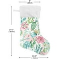 thumbnail image 2 of Coolnut 17.7 Inch Christmas Stockings, 2 PCS Watercolor Cactus Presonalized Large Stocking Sock for Family Holiday Xmas Party Decorations, 2 of 7