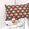 thumbnail image 4 of KLL Cute Elephants Pillow Covers Envelope Closure,Super Soft and Cozy Fuzzy Fleece Pillow Case Cover 16"x24", 4 of 5