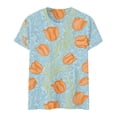 thumbnail image 4 of MEICHEN Women's Fashionable Casual Comfort Printed Short Sleeve Top Loose Summer T Shirts for Women, 4 of 4