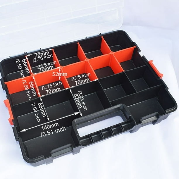 maskred PP Practical Parts Box Organizer For Convenient Storage