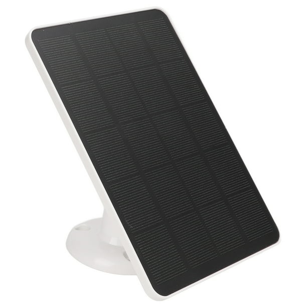 Cargador de panel solar, panel de carga solar Accesorios para cámaras de vigilancia monocristalinas Cámara de vigilancia Panel solar Acabado de lujo