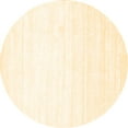 thumbnail image 1 of Ahgly Company Indoor Round Solid Brown Modern Area Rugs, 3' Round, 1 of 4