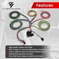 thumbnail image 2 of Kit de arnés de cableado JY PERFORMANCE de 21 circuitos y 17 fusibles, 2 of 6
