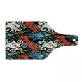 thumbnail image 1 of Psychedelic Cutting Board, Dark Spiral Puzzle Forms Graffiti Inspiration Grunge Style Street Art Culture, Tempered Glass Cutting and Serving Board, Wine Bottle Shape, Multicolor, by Ambesonne, 1 of 1