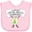 AD-Pink, variant on Inktastic I Support Mental Health Awareness green ribbon Boys or Girls Baby Bib