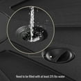 thumbnail image 4 of LAUSAINT HOME Patio Umbrella Base, Heavy Duty Offset Umbrella Base with Wheels, 34.6" x 34.6" x 7.5", 4 of 8