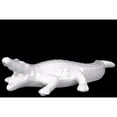 thumbnail image 2 of Benzara BM133178 Ceramic Crocodile Figurine Matte Finish - White - 10.25 x 4.75 x 2.75 in., 2 of 2