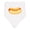 White and Black, variant on Inktastic Funny Hot Dog Baby Bandana Bib
