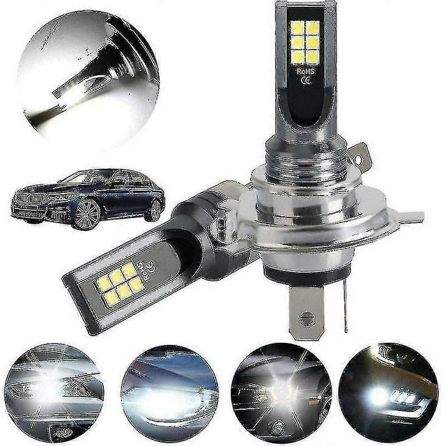 H4/9003 Led Headlight Bulbsled H4 Headlight Car Bulbs H4 Car Headlight Bright Led Car Bulbs H4 Led Headlight