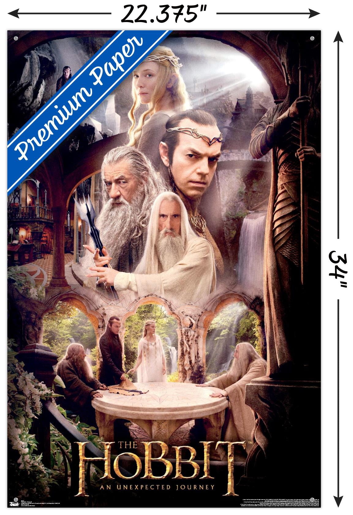 The Hobbit: An Unexpected Journey - Rivendell Wall Poster with Push Pins, 22.375" x 34"