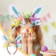 thumbnail image 4 of Easter Cute Bunny Ear Headband Ears Hair Accessories Holiday Accessories for Women, 4 of 7