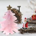 thumbnail image 2 of Sunjoy Tech Christmas Tree Tabletop Decoration Feather Handcrafted Tree Figurine with Star Topper Holiday Home Centerpiece for Christmas New Year Party, 2 of 6
