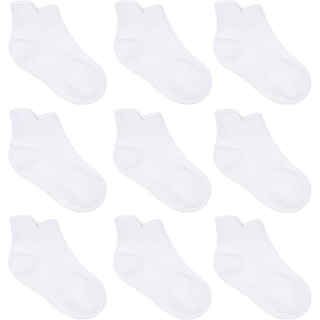 Zaples Calcetines tobilleros antideslizantes para bebés con suelas antideslizantes para bebés, niños pequeños, niños y niñas