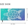 thumbnail image 3 of Dreamtimes Sea Turtle Under Water Boho Style Quick Dry Bath Towel Personalized Fast Drying Beach Towels Lightweight for Bathroom Pool Swim Yoga Camping Hiking Outdoor Fitness Gym 60 x 30 Inch, 3 of 7