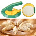 thumbnail image 4 of Molde de piel para bolas de masa hervida, envoltorio para bolas de masa hervida, utensilios manuales, accesorios, molde para bolas de masa hervi Verde Macarena Prensador de bola de masa, 4 of 8