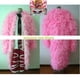thumbnail image 2 of Disfraz de Cosplay de Donquixote Doflamingo de ONE PIECE, tamaño personalizado, abrigo de plumas rosa para Halloween con gafas, 2 of 5