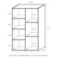 thumbnail image 4 of Furinno 11048WH Étagère Ouverte Réversible à 7 Cubes, Blanc, 4 of 4