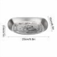 thumbnail image 1 of PEONAVET Dining Plate Outdoor Vintage Dining Tinplate Fruit Tray Camping Tableware Snack Cake Barbecue Tableware Embossed Tinplate, 1 of 5