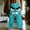 Mint Green, variant on Men's Smiling Face Pants Loose with Pockets Elastic Drawstring Waist Casual Outdoor Vacation Home Trousers Mint Green XL