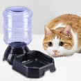 thumbnail image 3 of Comedero Automático para mascotas Yuyangstore 3,8 l cuenco dispensador gran capacidad alimentación automática de animales Negro, 3 of 8