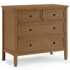 Delta Children Epic 3 Drawer Dresser with Interlocking Drawers, Chestnut