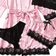 thumbnail image 3 of Tallas grandes Lencería sexy Mujer Seda Bata Satén Albornoz Ropa de dormir Pijamas Fridja nalpqowj18371, 3 of 5