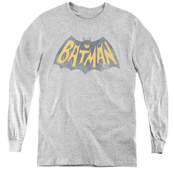Batman Classic Tv - Show Logo - Youth Long Sleeve Shirt - X-Large