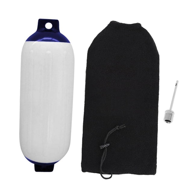 koolsoo Boat Bumper with Cover Sturdy Easily Install Accessories PVC Material 16x58cm