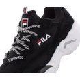 thumbnail image 2 of Fila Ray Tracer Womens Shoes Size 6, Color: Black, 2 of 4