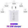 thumbnail image 4 of USB C Chargers 20W Ultra-Compact Type C Fast Wall Charger USBC Devices, 4 of 6