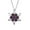 Purple PP, variant on Latrodar Snowflake Pendant Necklace Clavicle Chain Light Temperament Christmas Red up to 60% Off