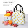 thumbnail image 5 of Balery Yellow Rubber Duck Pattern Lunch Bag Women, Lunch Box, Lunch Bag, Small Leakproof Lunch Tote Large Capacity Reusable Insulated Cooler Lunch Container-One Size, 5 of 6