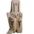 thumbnail image 1 of Soporte para herramientas Zeluga, piel de sillín, 3 bolsillos, electricistas, 1 of 5