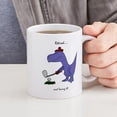 thumbnail image 4 of CafePress - Retired Golfer Dinosaur Mugs - 11 oz Ceramic Mug - Novelty Coffee Tea Cup, 4 of 4