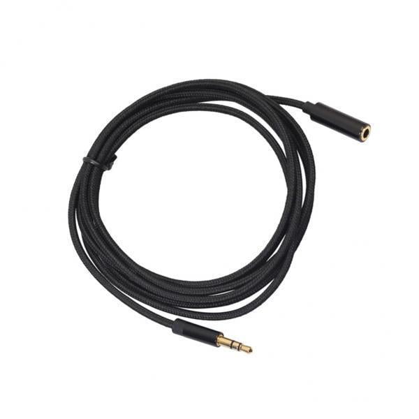 Cable de Extensión para Auriculares 3,5 Mm - Conector Auxiliar Macho a Hembra - Color 2 M. 4 piezas