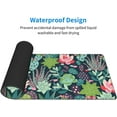 thumbnail image 4 of Extended Floral Gaming Mouse Pad, Succulent XL Large Mousepad with Stitched Edges, Cute Big Long Cactus Desk Mat for Desktop, Keyboard, Laptop and Computer for Women Office, (Green, 31.5*11.8 inches), 4 of 6